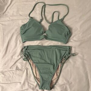 Elegant Sage Bikini Set